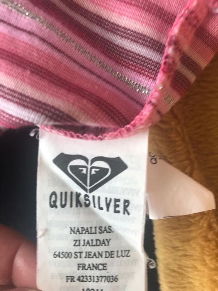 Quiksilver t shirt manche longue taille 16 ans - photo numéro 8