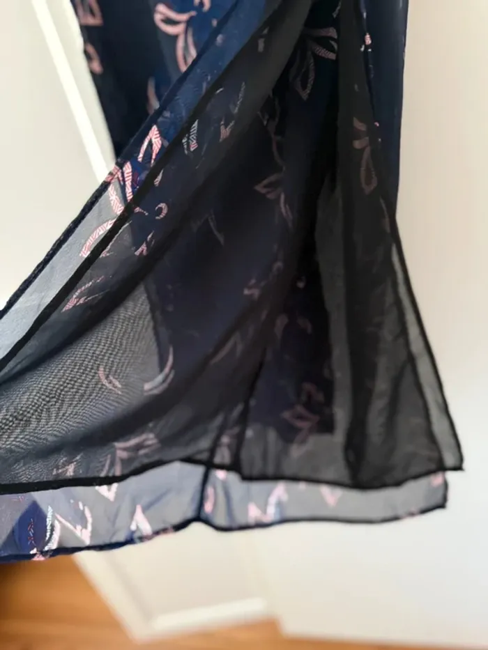 Superbe pantalon fluide fleuri jambes larges neuf avec étiquette Miss Captain Trend 🌸 42 - photo numéro 6