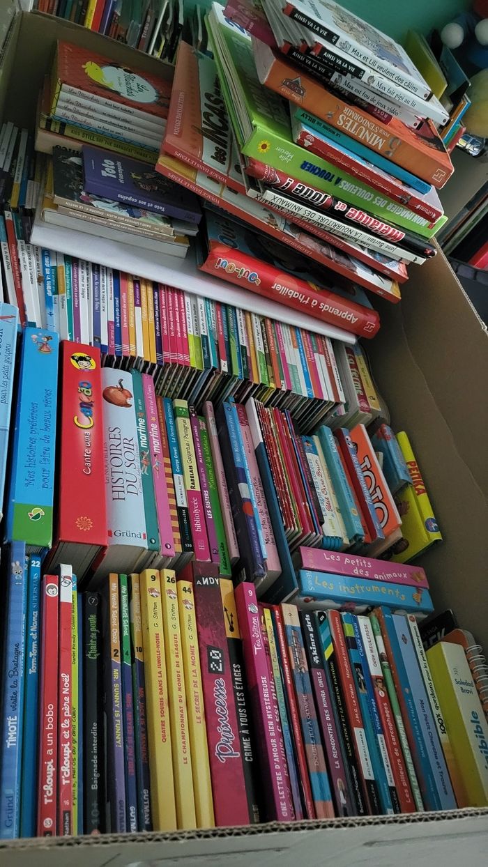 Livres jeunesses je vide les etageres bébé et jeunesses pour avoir de la place, à vos recherches - photo numéro 2