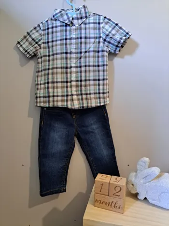 Ensemble garçon - Grain de blé - 12 mois
