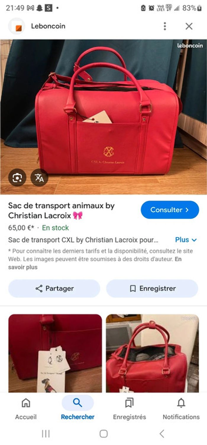 Sacs pour animaux - photo numéro 10