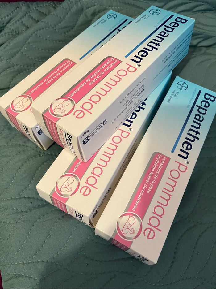 Lot 4 tubes Bepanthen baby 100g