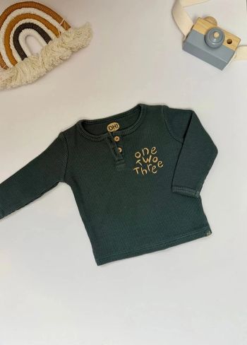 T-shirt Z8 bébé garçon côtelé taille 62 cm 3 mois parfait état