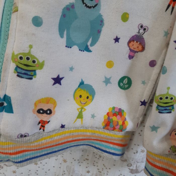 Veste à capuche chaude reversible Pixar Disney Monstre et Compagnie 5-6 ans 116cm - photo numéro 8