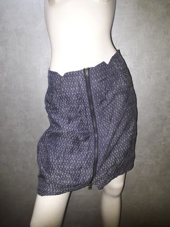 jupe marine à motifs et compagnie taille 40