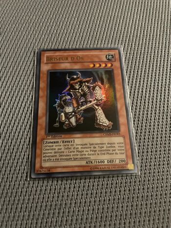 Carte Yu-Gi-Oh! Briseur d'Os CRMS-FR083 Ultra Rare 1ere Edition