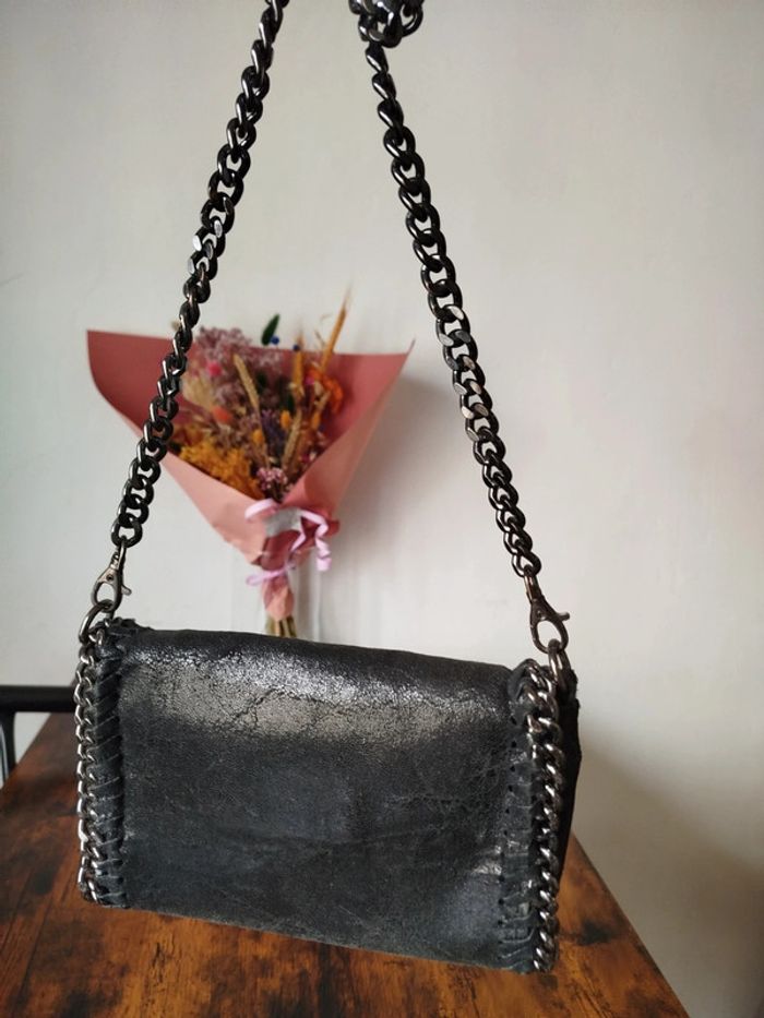 Sac a main cuir bandoulière The Genuine Leather - photo numéro 2
