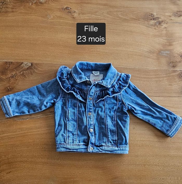 Veste en jean fille