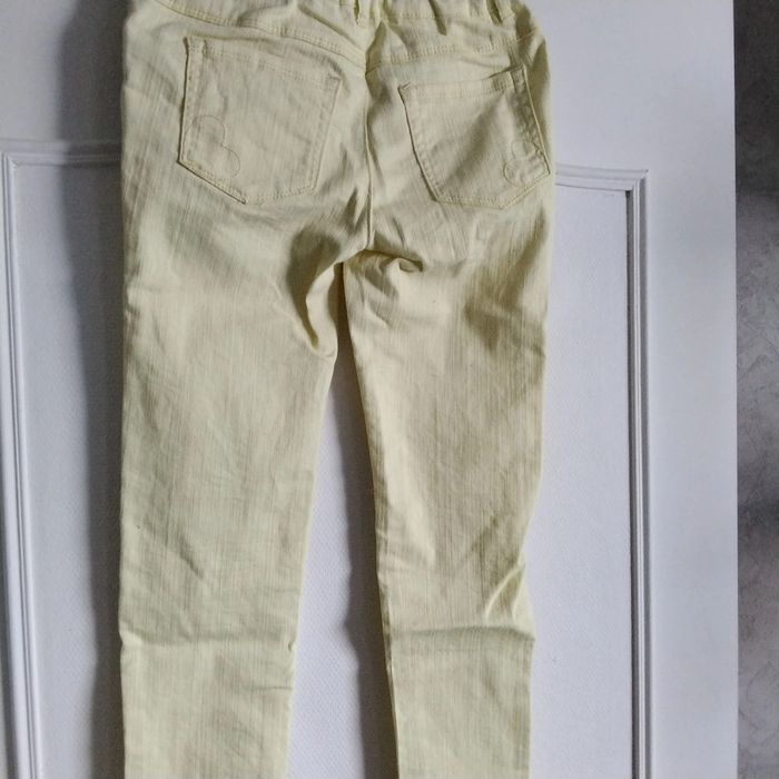 Jean jaune fille 9 ans Vert Baudet - photo numéro 5