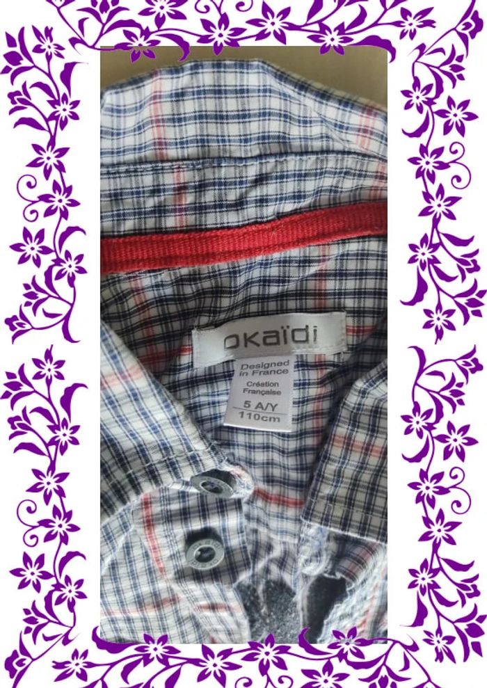 Chemise manches longues Okaidi - photo numéro 5