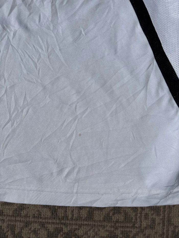 T-shirt Adidas blanc à rayures noires – Taille M Homme - photo numéro 6