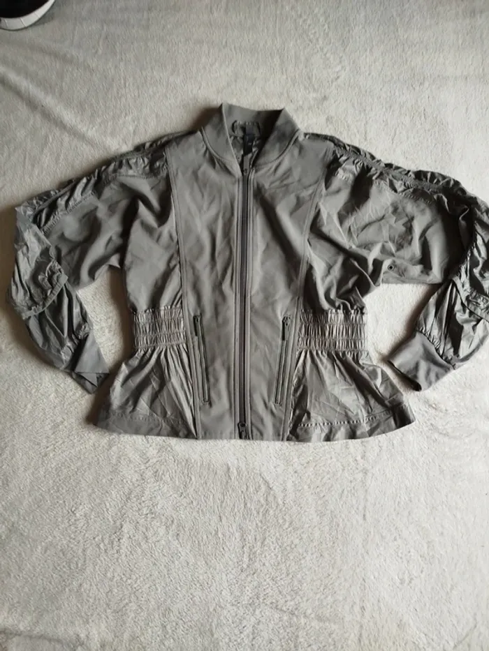 Veste de sport Adidas Stella McCartney grise taille M