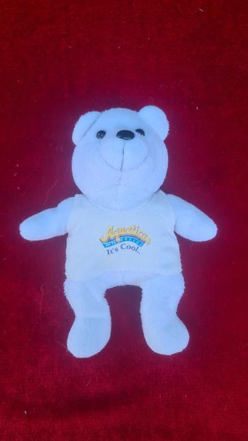 Peluche Doudou Ourson collector Aquatica Rn 98 Fréjus " It's cool"