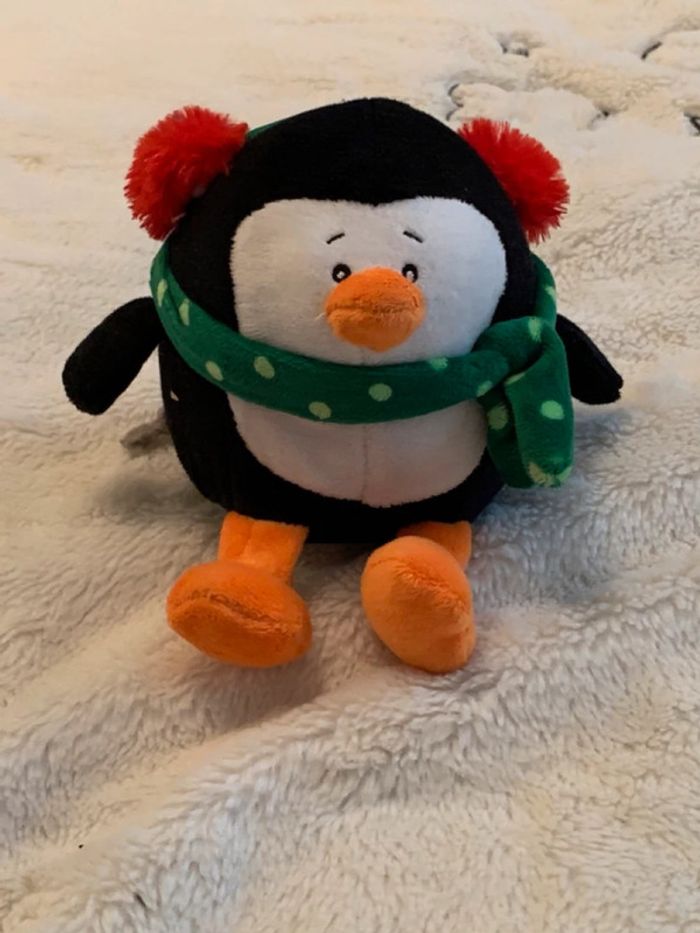 Pingouin frileux - décoration noel