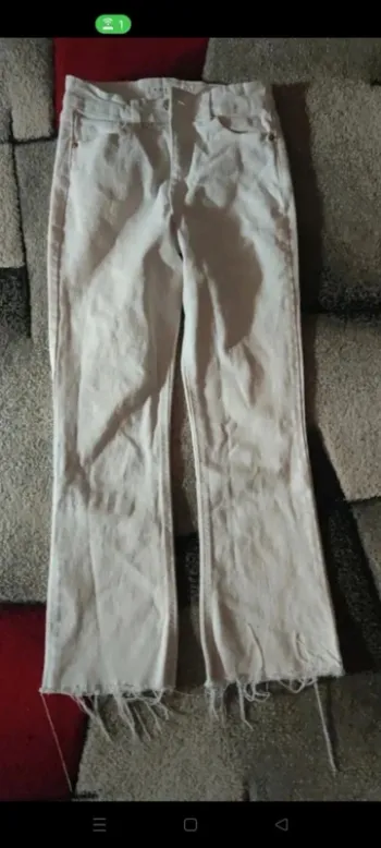 Jeans amisu 32 blanc