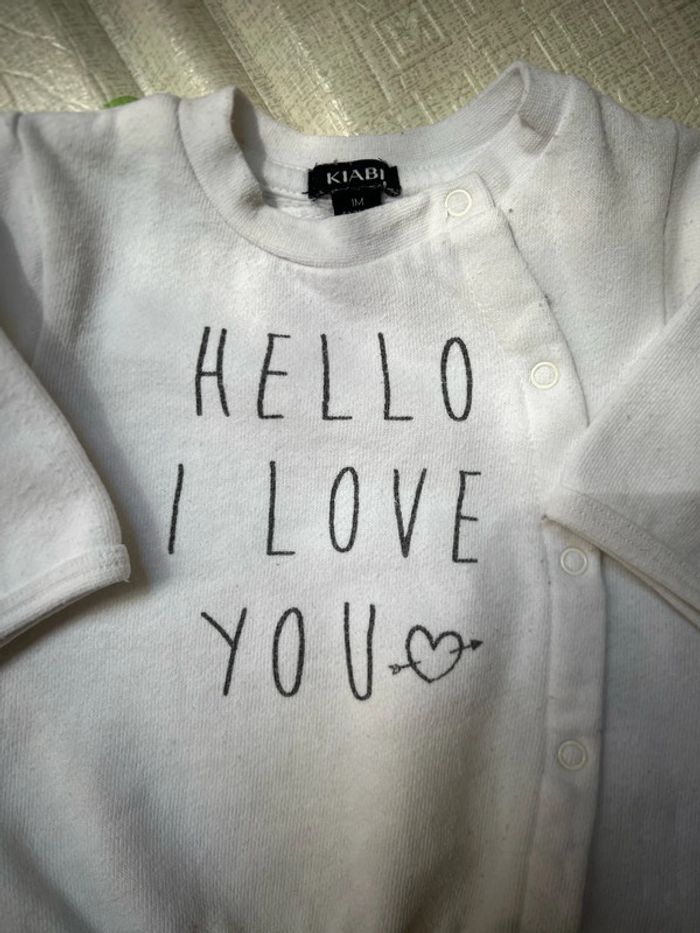 Gilet « hello i love you » - photo numéro 2