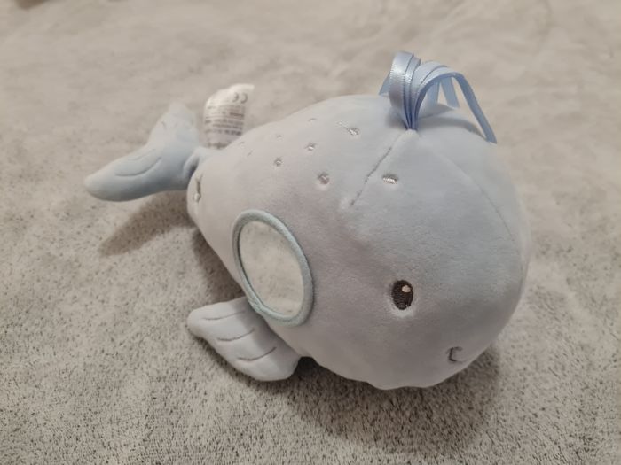 Hochet peluche baleine bleue - Naissance - photo numéro 6