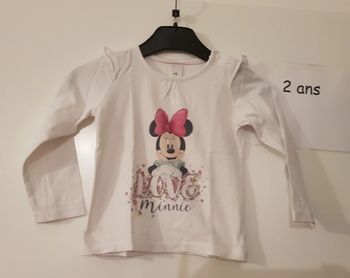 T-shirt ml Minnie disney 2 ans
