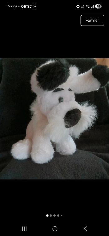 Peluche vintage Idefix 1994
