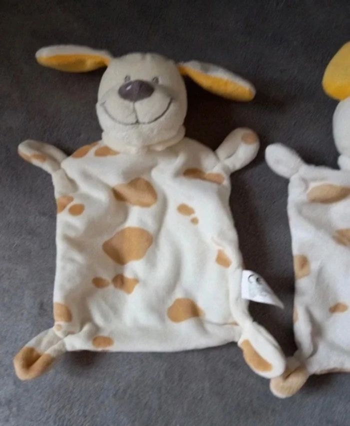 Lot de 2 doudous Chien Nicotoy - photo numéro 3