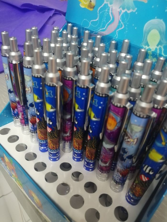 Lot stylos animaux marins - photo numéro 2