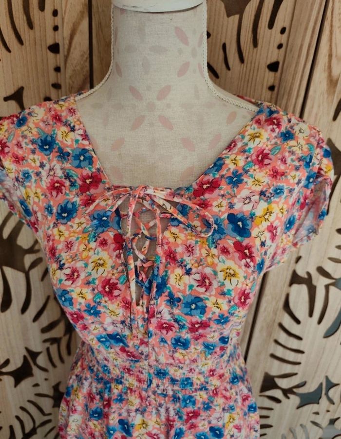 Robe imprimée fleurie Taille 36 Springfield - photo numéro 3