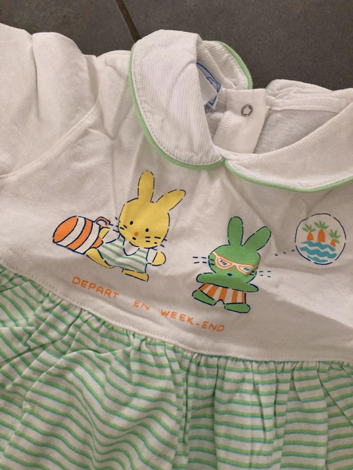 Lot ensemble vêtement bébé fille 6 mois été robe - photo numéro 5