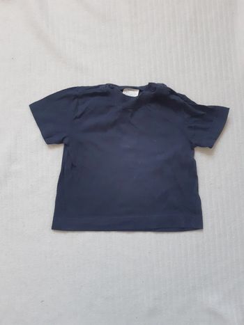 Tee shirt bleu marine 12 mois
