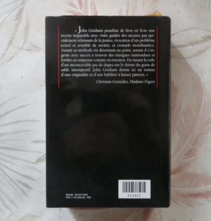 Les maîtres du jeu de John Grisham Ed. France Loisirs - photo numéro 2