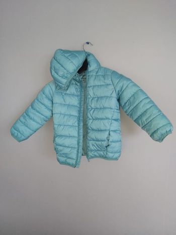 doudoune vert pale