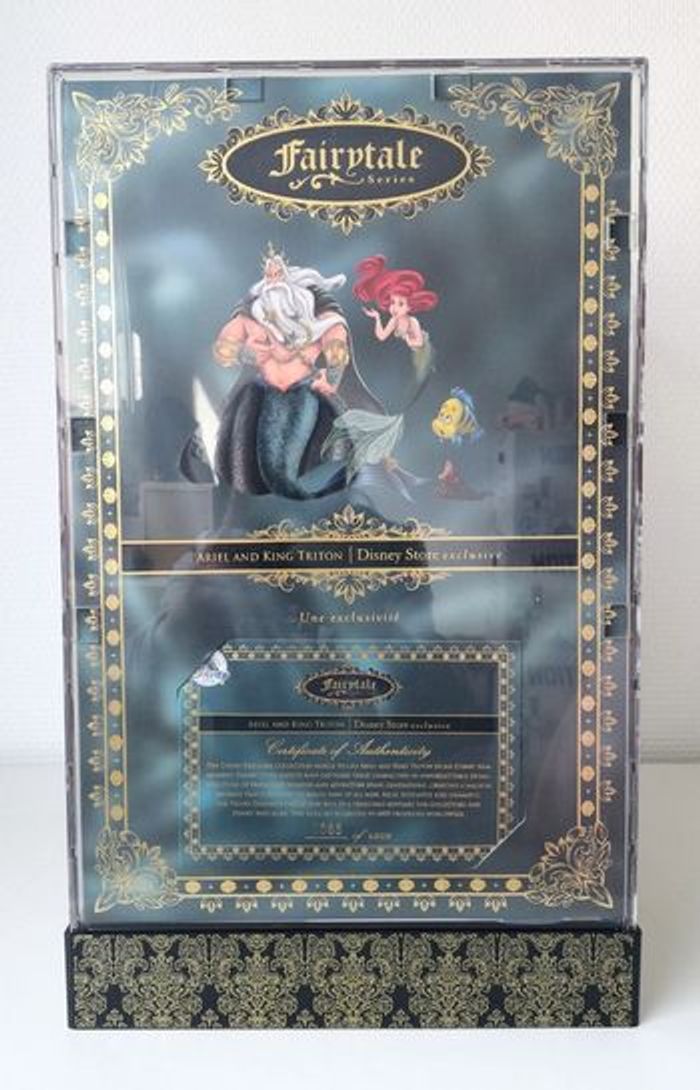 Poupée édition limitée Fairytale Ariel et Triton Disney NEUVE - photo numéro 14