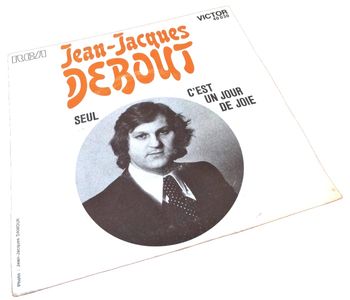 Vinyle 45 tours  Jean-Jacques Debout  Seul  (1973) Victor RCA  40030  