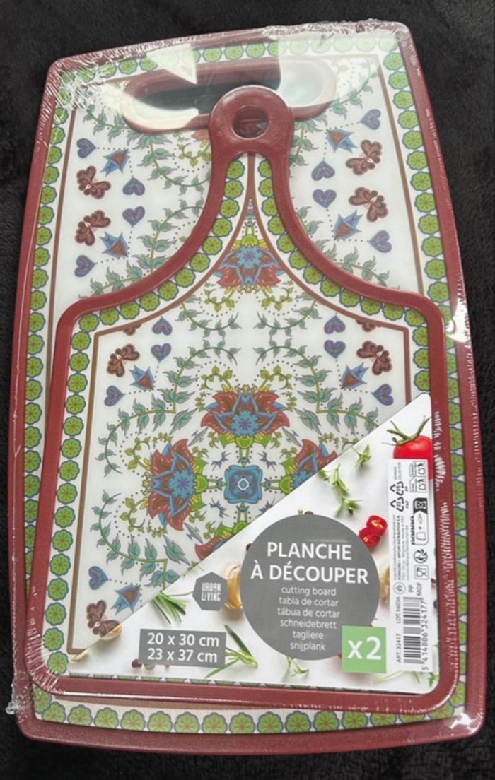 Lot de 2 planches à découper - photo numéro 2
