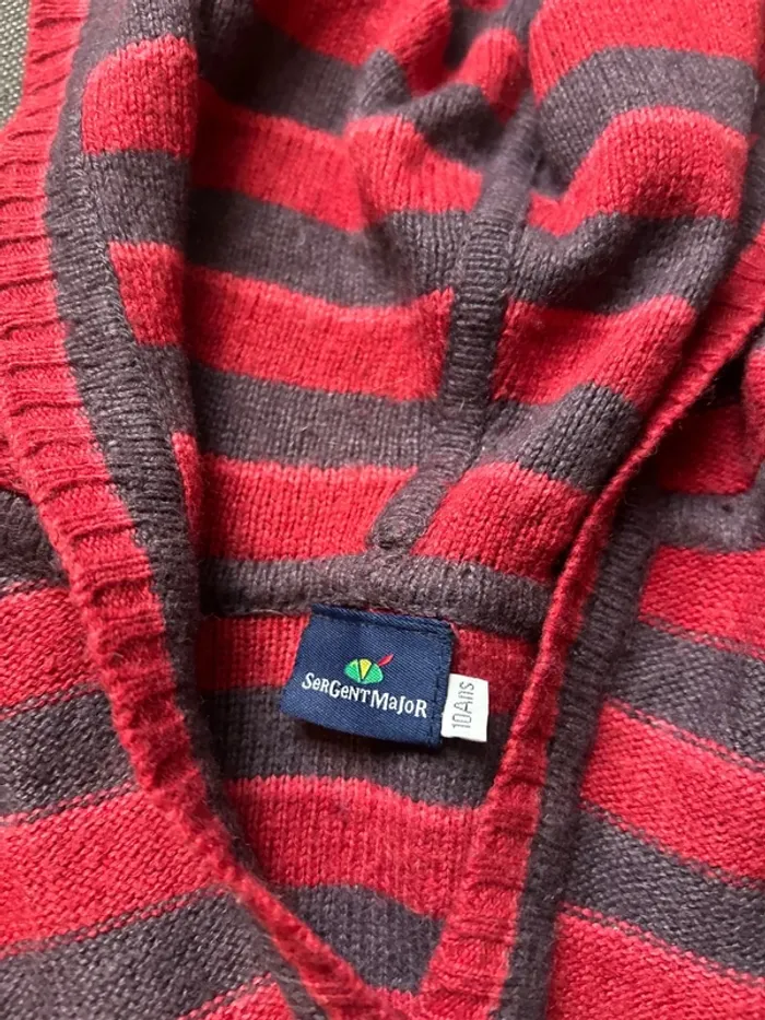 Pull à capuche 10 ans, sergent Major - photo numéro 2