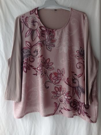 T-SHIRT Femme Beige Rosé.