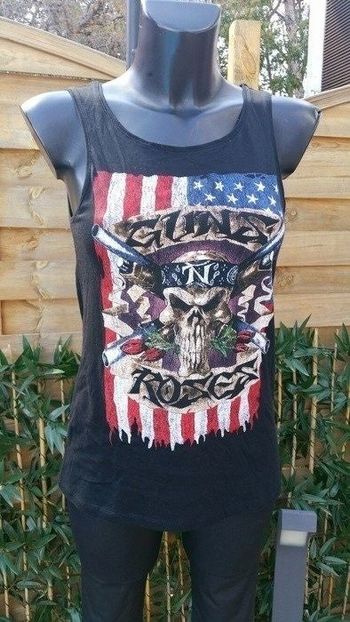 débardeur tee-shirt licence neuf taille S Guns 'n Roses