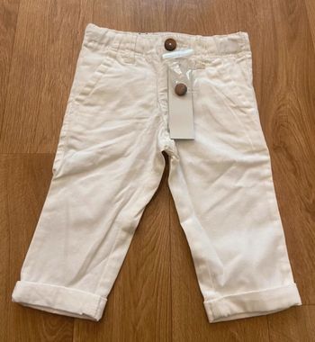 Pantalon blanc mixte 6M