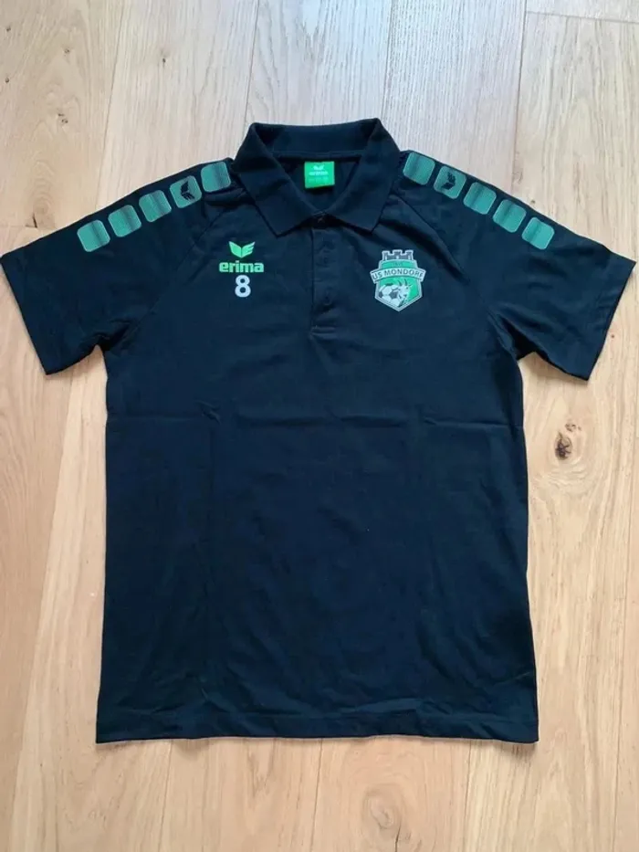 Polo noir sport homme erima taille S