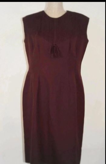 Robe  -  Lie  de  vin  -  Fait  main  -  44/46