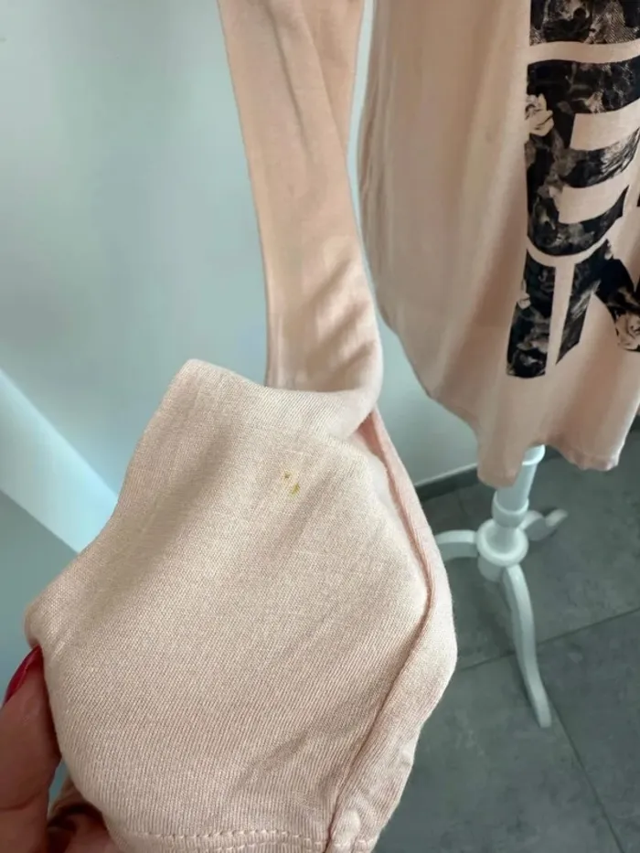 T-shirt Tom Tailor femme Never Ending rose neuf avec étiquette oversize - photo numéro 7