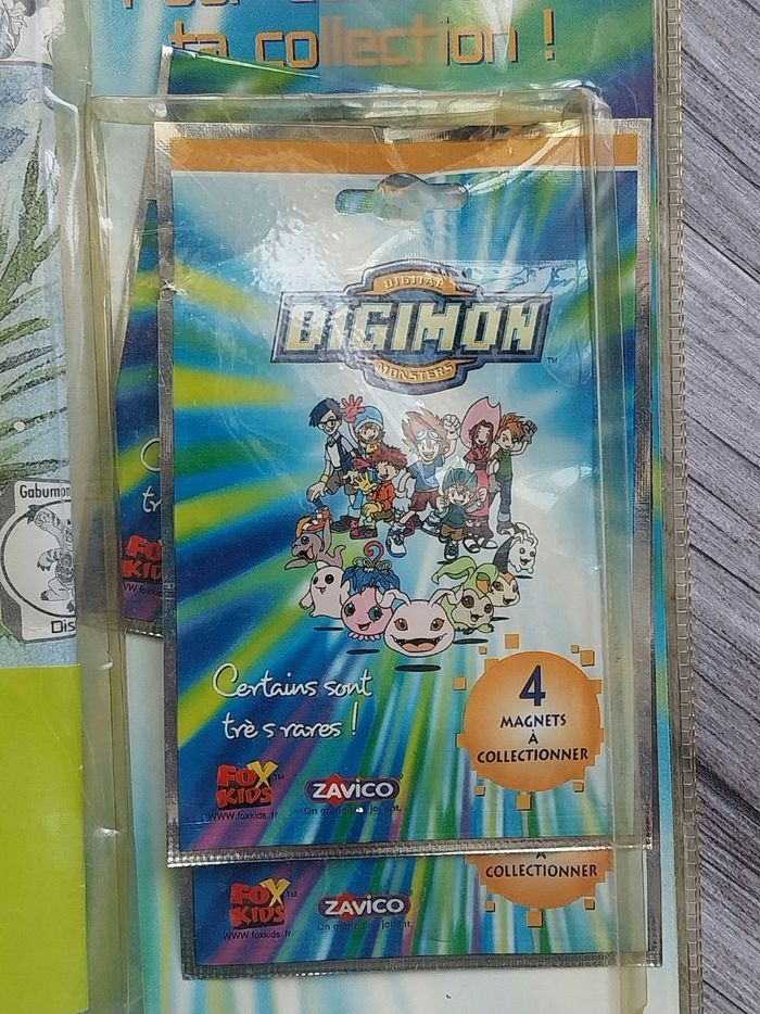 Digimon poster magnétique collection neuf et 12 magnets - photo numéro 8