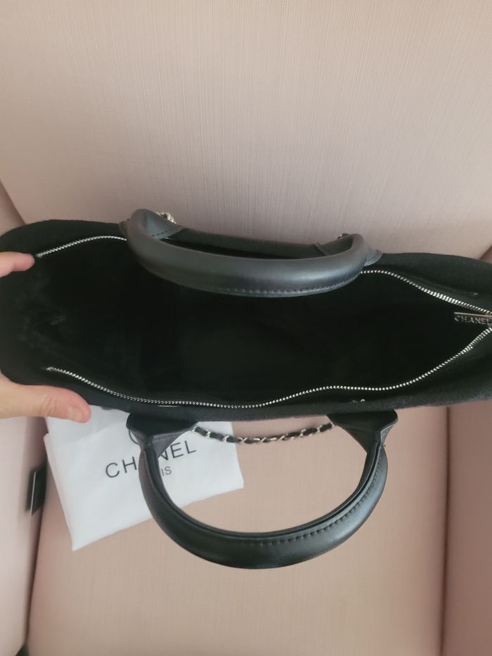 Grand Sac cabas noir haut de gamme - photo numéro 6