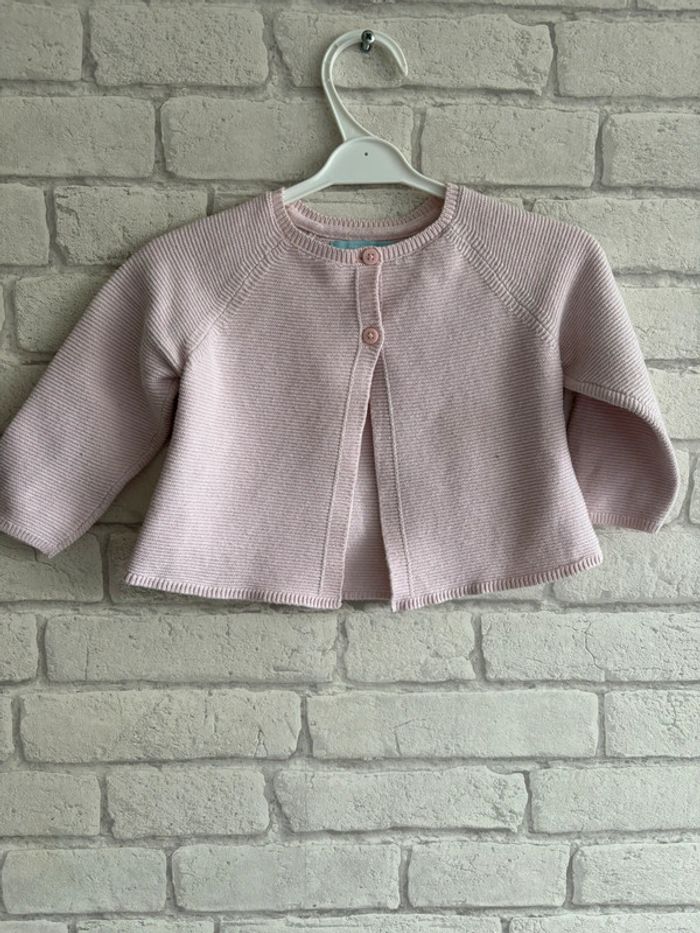 Gilet 2 boutons Obaibi taille 12 mois