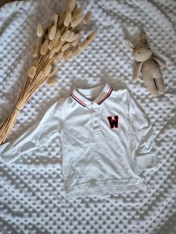 Polo manches longues 2 ans