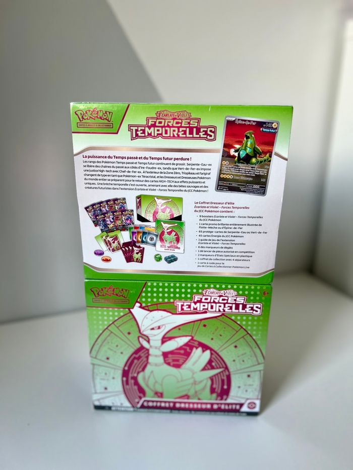 Etb forces temporelles vert de fer ev5 ev05 cartes Pokémon coffret dresseur d’élite - photo numéro 3