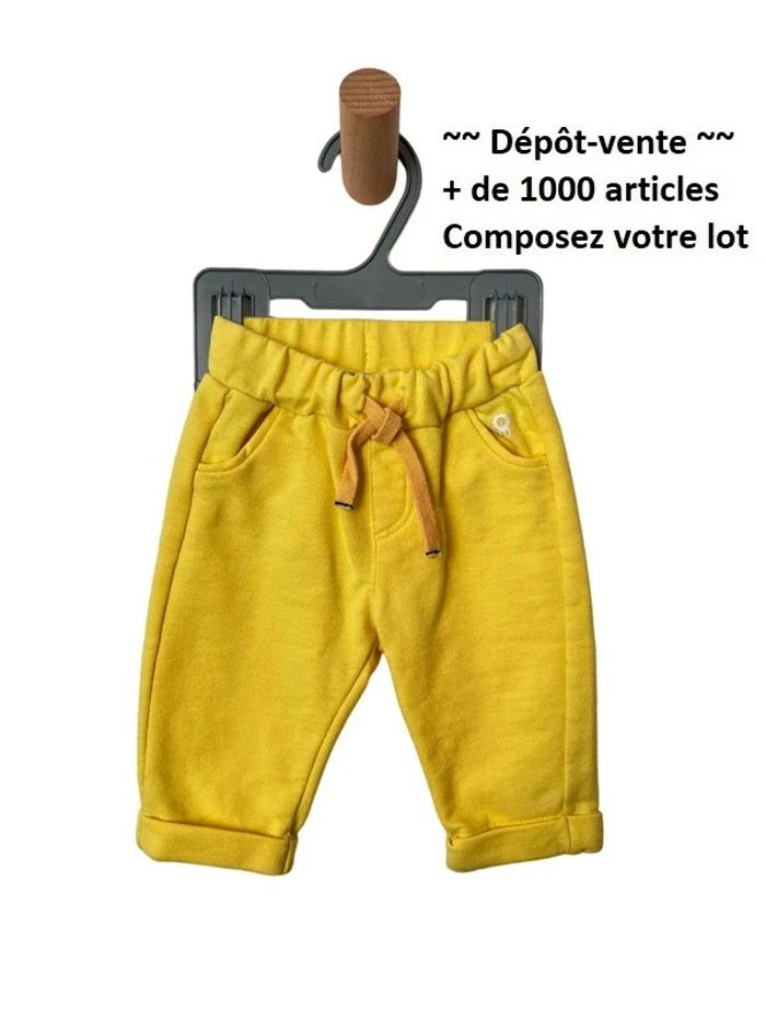 Jogpant jaune - Obaïbi 3 mois (59cm)