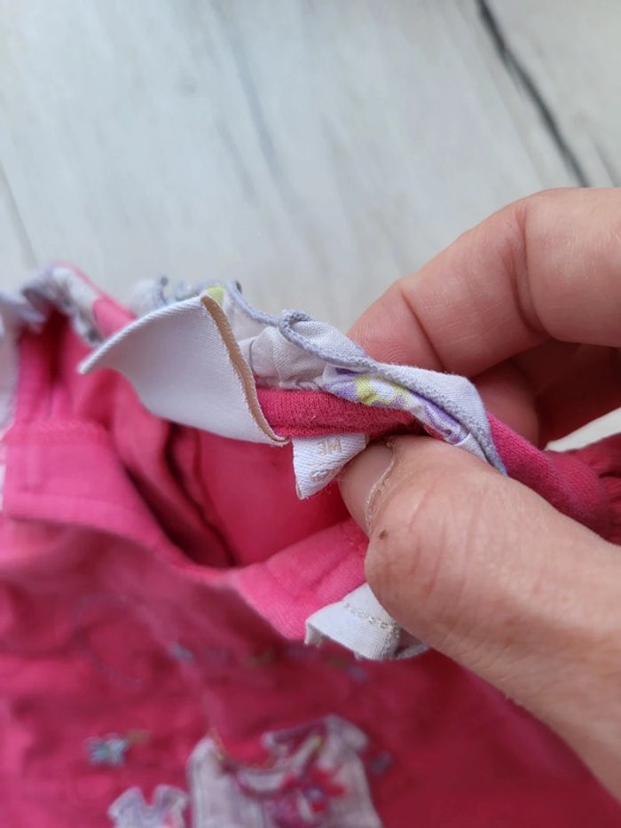 Combinaison fille noukies 3 mois rose fuschia - photo numéro 5