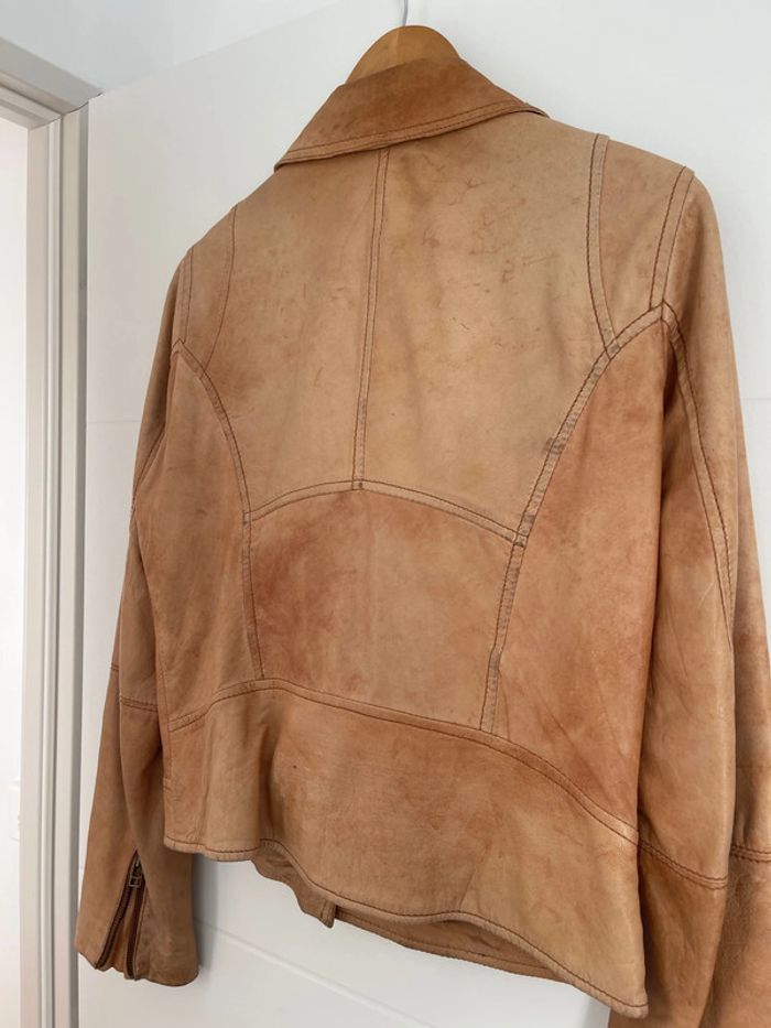 Veste en cuir véritable - photo numéro 6