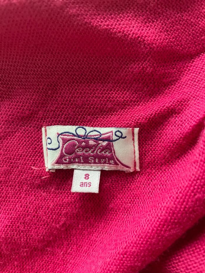 gilet rose ouvert - photo numéro 2