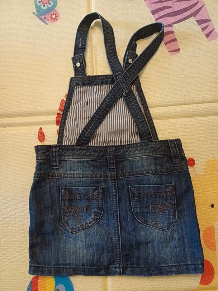 Robe salopette jeans 4 ans - photo numéro 5